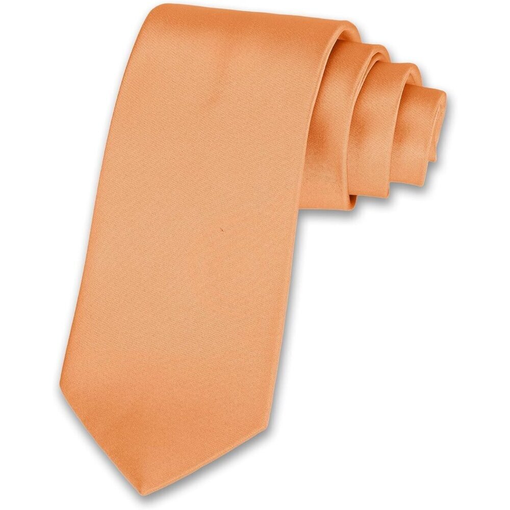Men's Orange Solid Color 8 Cm (3.15in) Polyester Formal Neck Ties